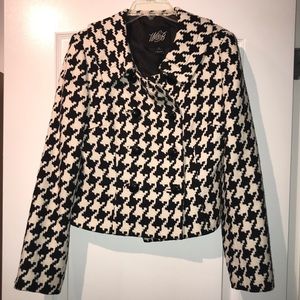 Zara houndstooth blazer